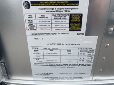 2026 Airstream 28RBT Base